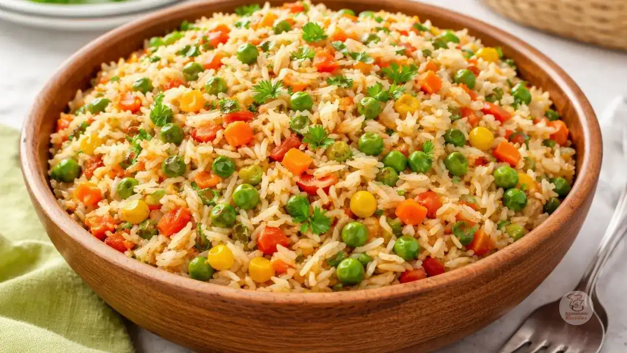 Arroz Primavera Colorido e Leve: Sabor, Frescor e Alegria no Prato