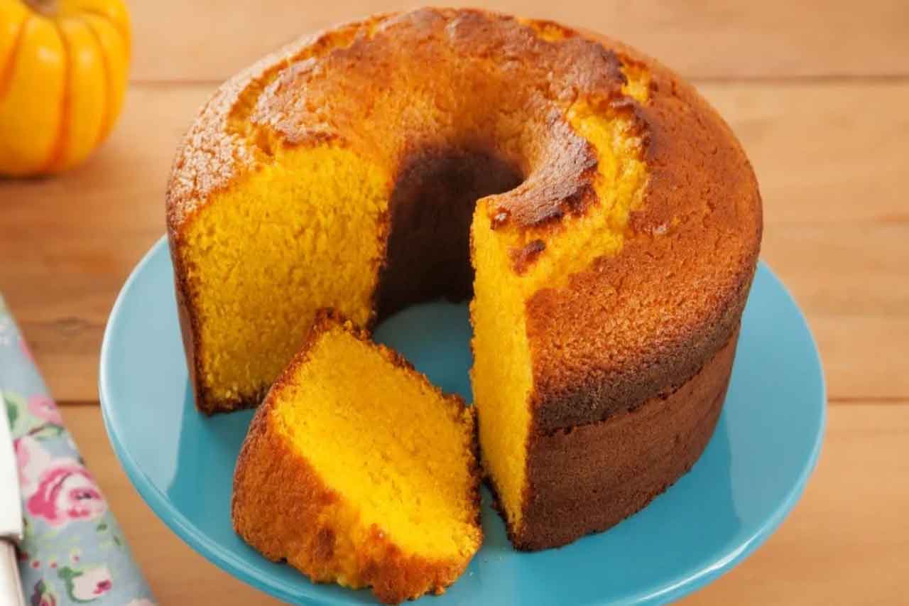 Bolo de Laranja Inteira de Liquidificador
