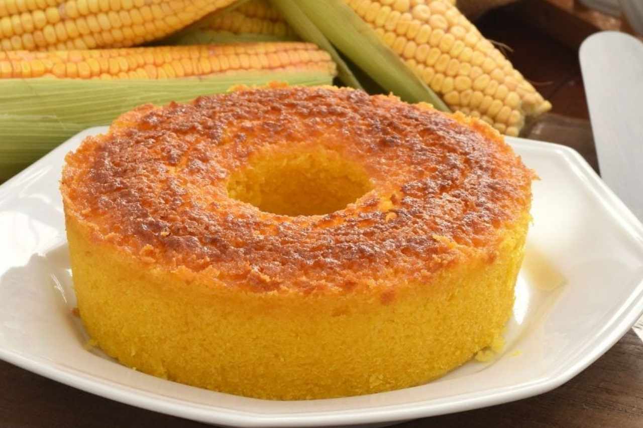 Bolo de Milho com Coco