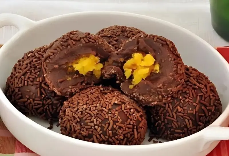 Brigadeiro de cenoura com nutella