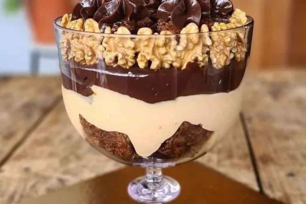 Brigadeiro de Nozes na Taça