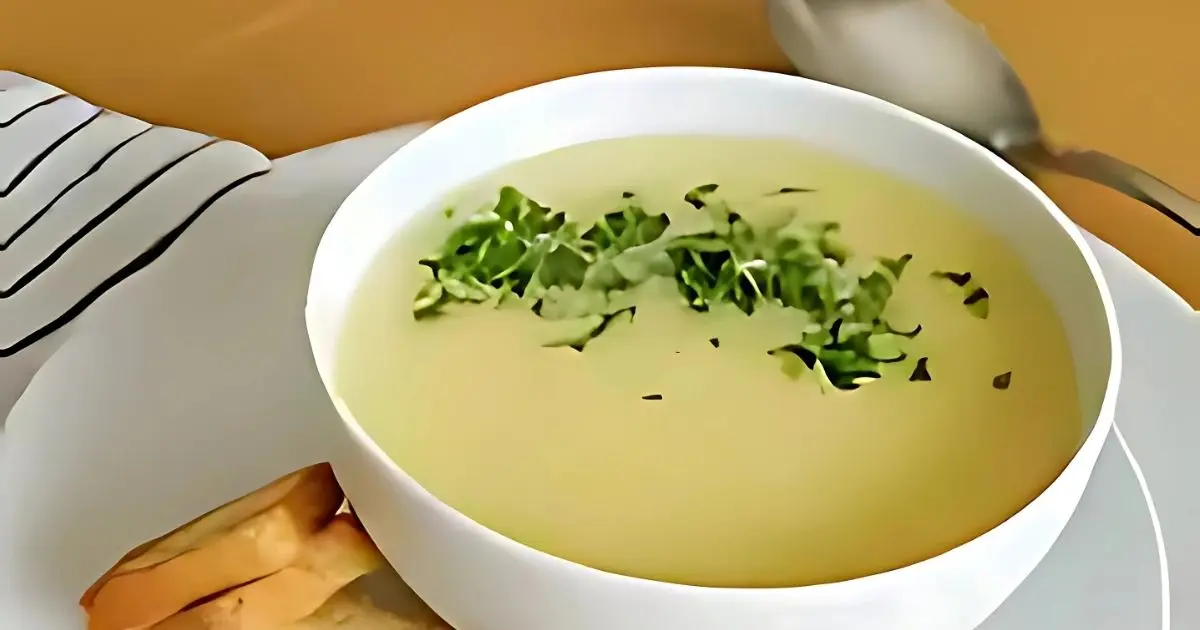 Sopa dos Ventos Gelados Creme de Batata-Doce com Alecrim