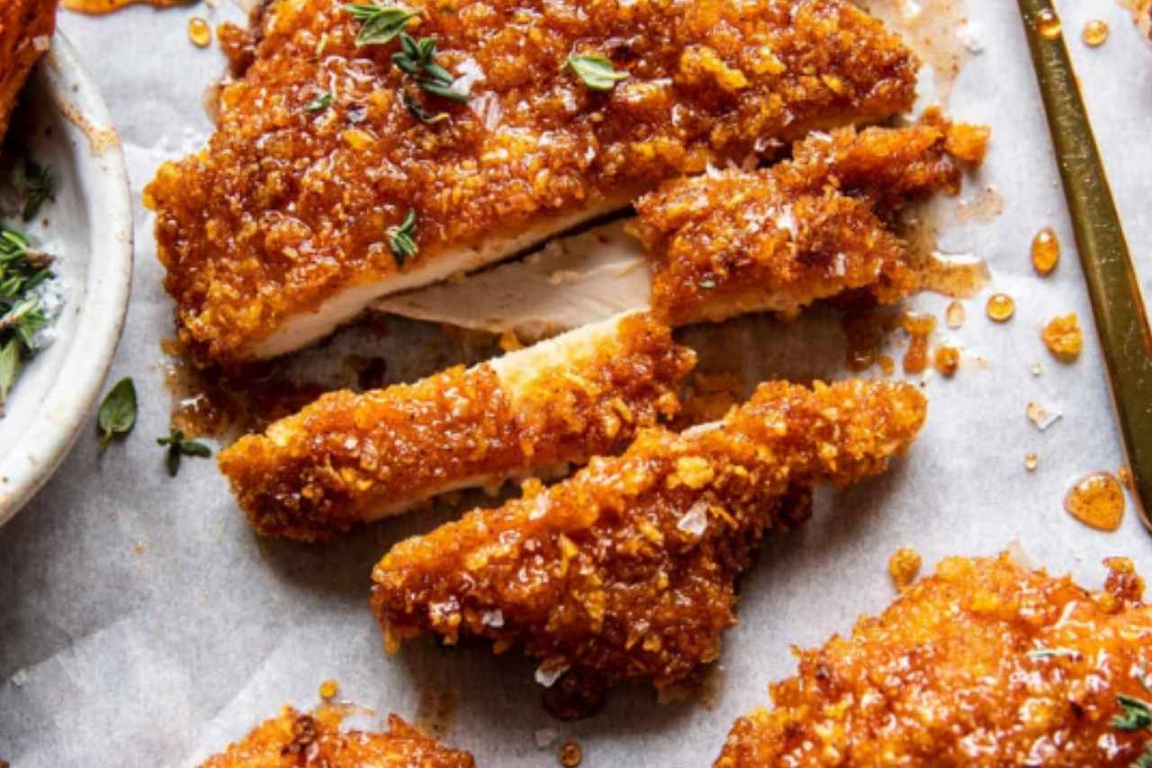 Frango Assado Crocante com Mel