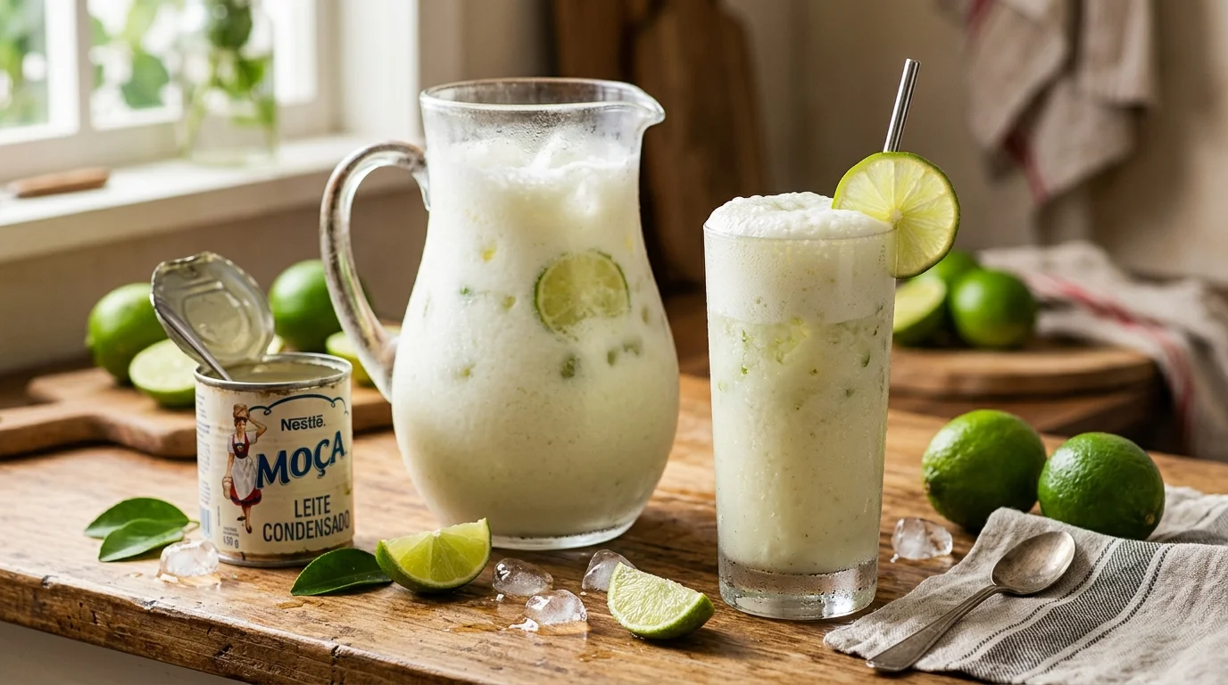Creamy Brazilian Lemonade (Authentic Limonada Suíça)