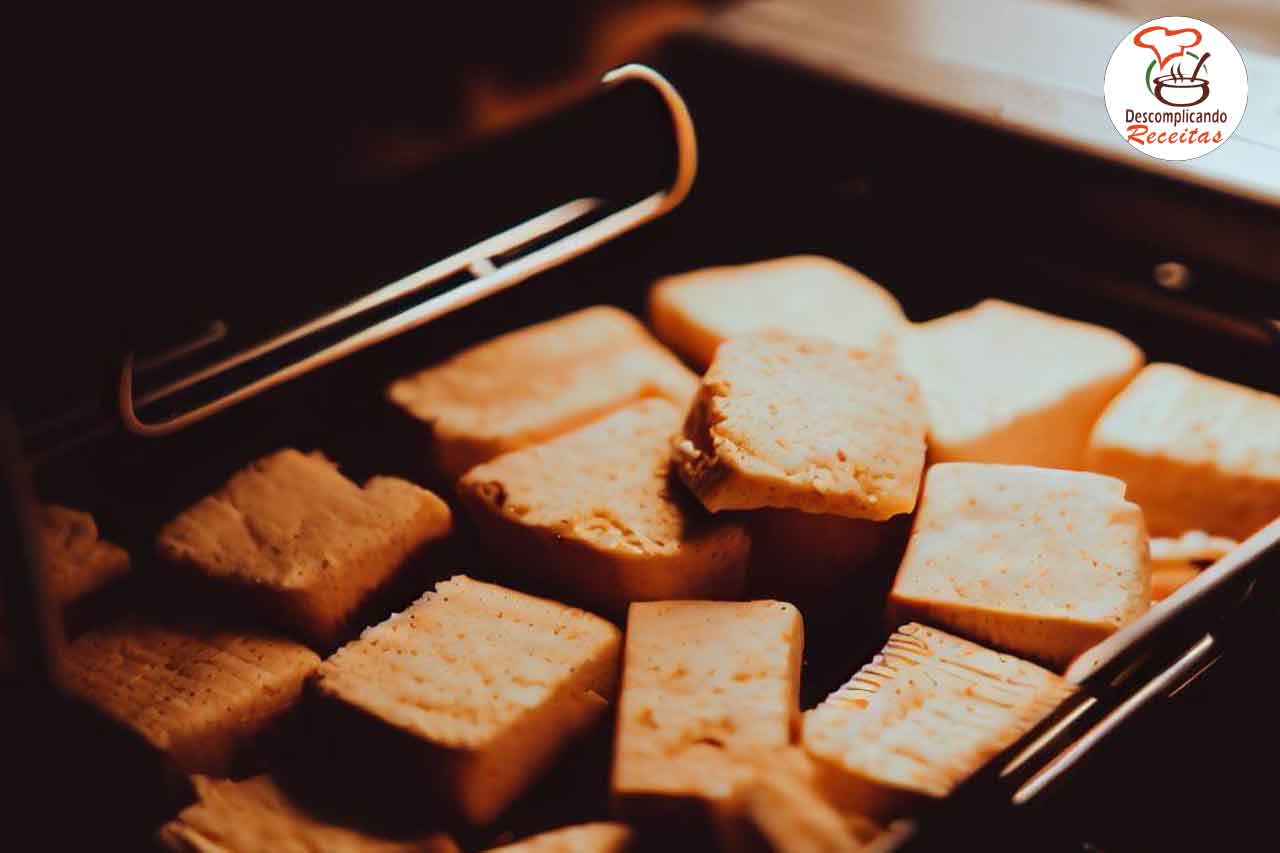 Nuggets de Tofu na Air Fryer