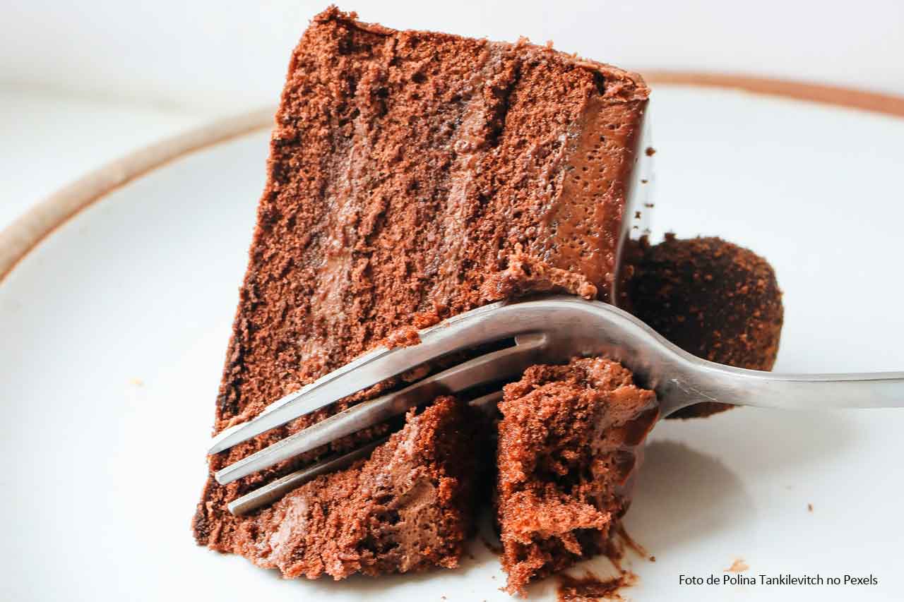 Receita Bolo de chocolate simples
