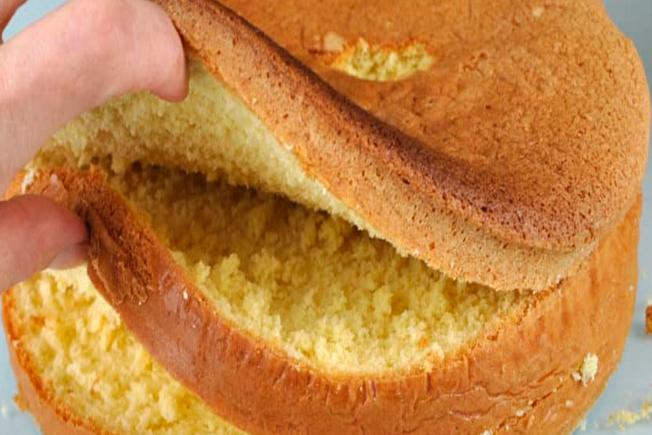 Receita de Massa de pão de ló