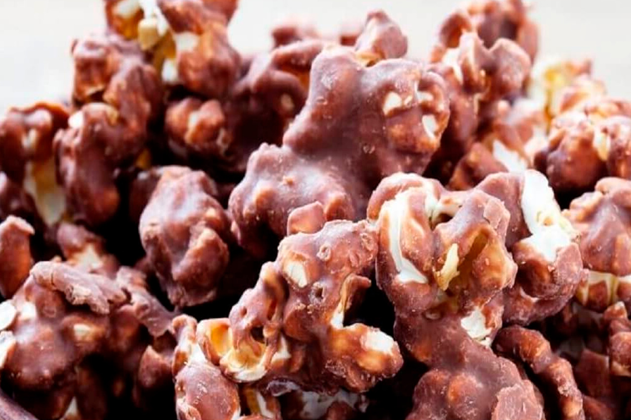 Receita de Pipoca com Achocolatado