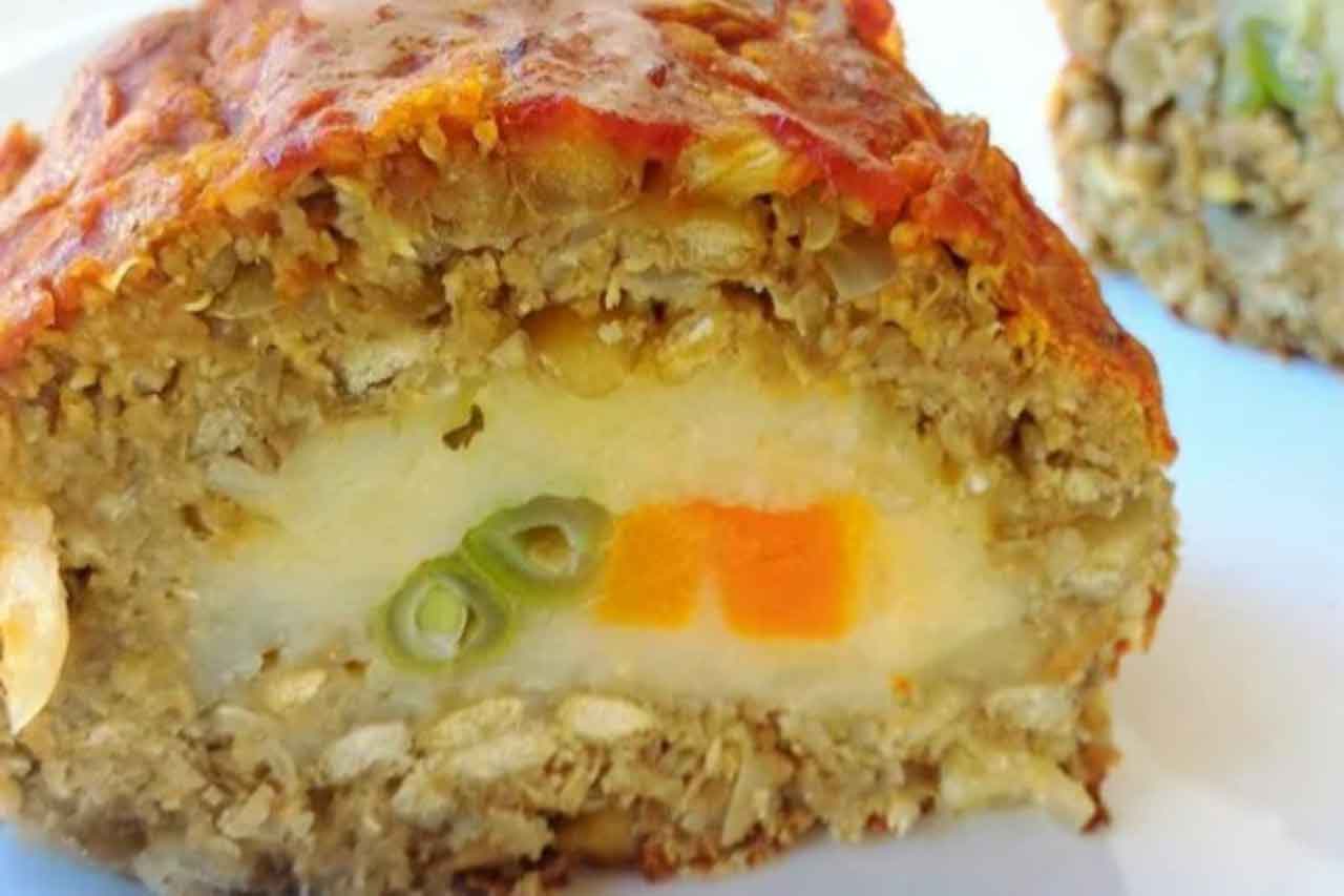 Rocambole de lentilha