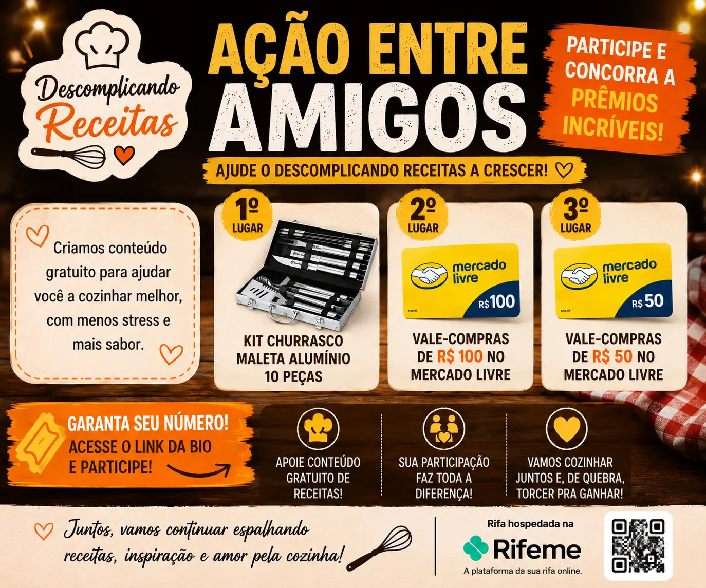 Ação Solidária Descomplicando Receitas