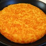 Batata rosti recheada com queijo e presunto