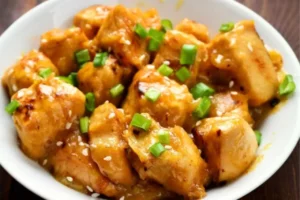 Filé de Frango com Molho de Mel