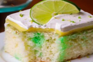 Bolo de limão verde