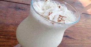 Batida de coco sensacional