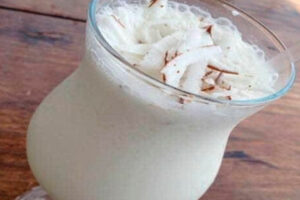 Batida de coco sensacional