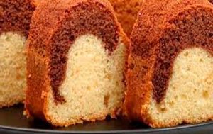 Como fazer um bolo mesclado