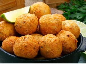 Receita Bolinho de Bacalhau Simples