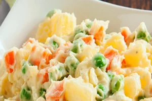 Salada de Maionese para o Natal