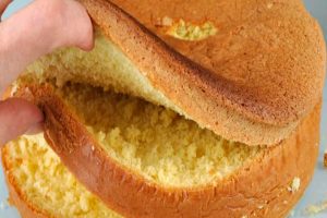 Receita de Massa de pão de ló