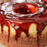 Bolo-pudim de chocolate com leite em pó