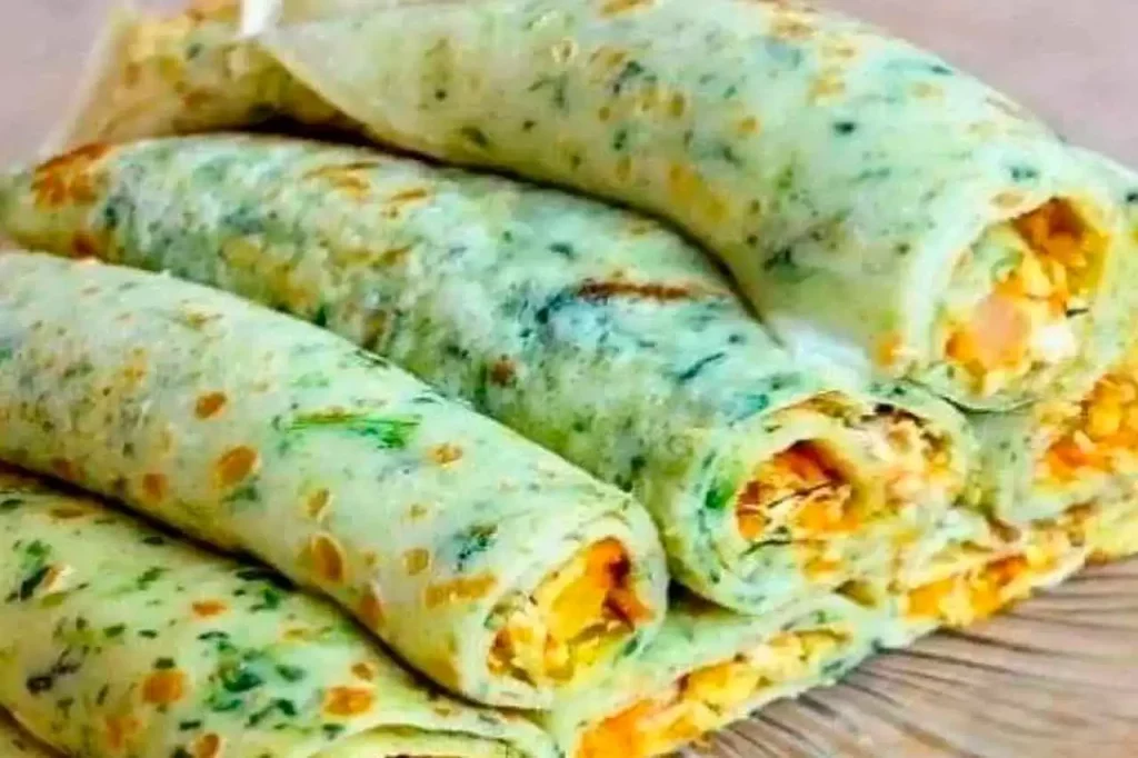 Panqueca de Espinafre com Frango