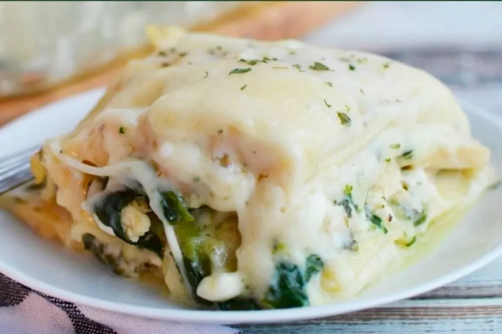 Lasanha de Brócolis com Molho Branco