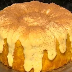 Bolo com brigadeiro de milho-verde