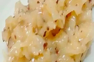 Cocada cremosa de leite condensado