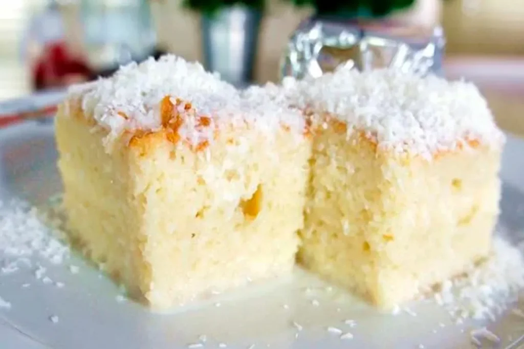 Receita de Bolo Gelado de Coco