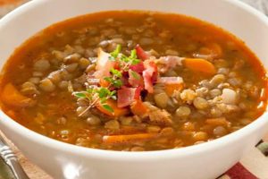 Sopa de Lentilhas 6 Sopa de Lentilhas