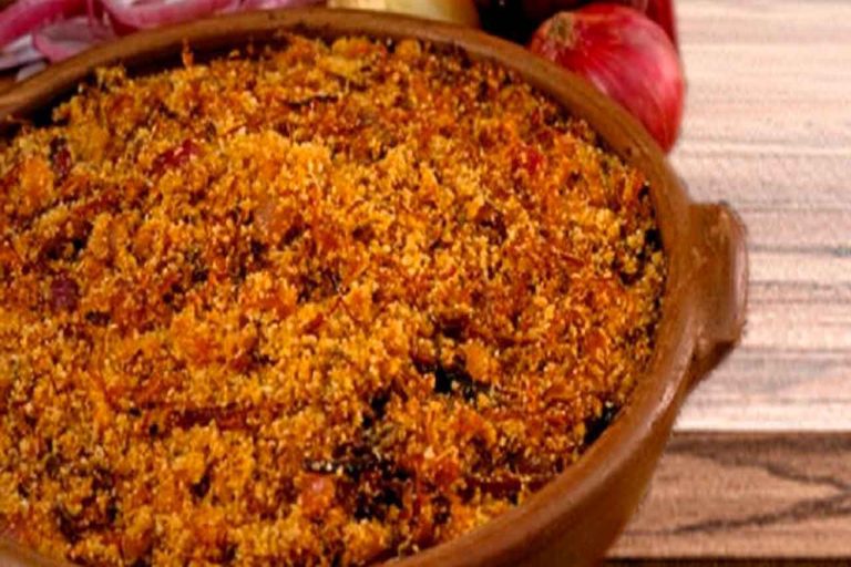 Receita de Paçoca de Carne Seca
