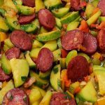 Refogado de Linguiça e Abobrinha