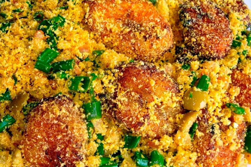 Farofa de Banana e Bacon