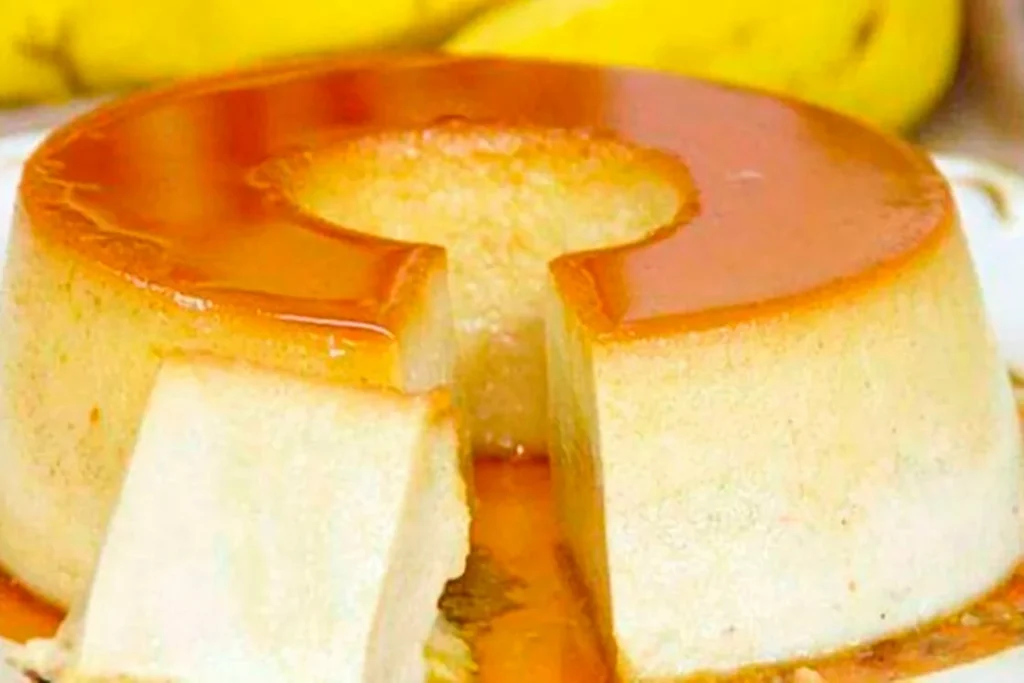 Pudim de Banana com 3 Ingredientes