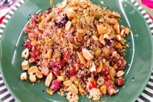 Farofa para Festa de Ano da Ana Maria Braga