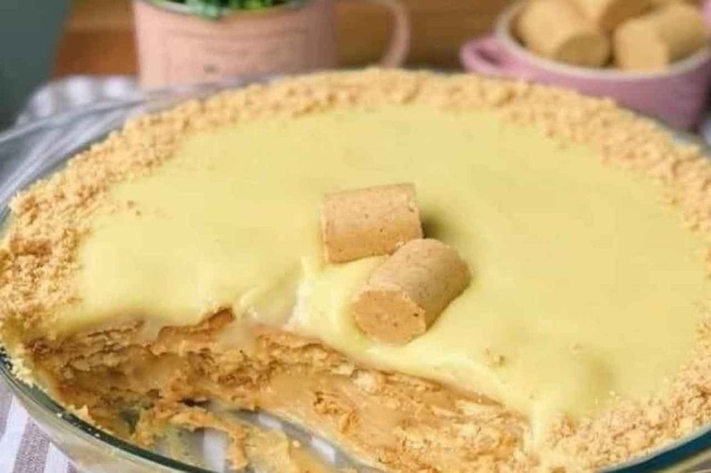 Pavê de Paçoca com Chocolate Branco 1 Pavê de Paçoca com Chocolate Branco