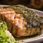 Receita de Salmão ao Molho Pesto