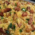Arroz de Pinhão com Linguiça