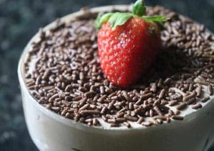 Receita de moça cremosa de chocolate