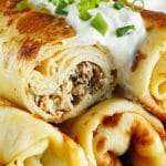 Panqueca Especial com Cerveja e Legumes