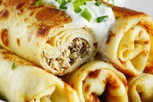 Panqueca Especial com Cerveja e Legumes