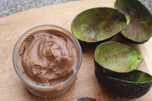 Receita de Mousse de Abacate e Cacau