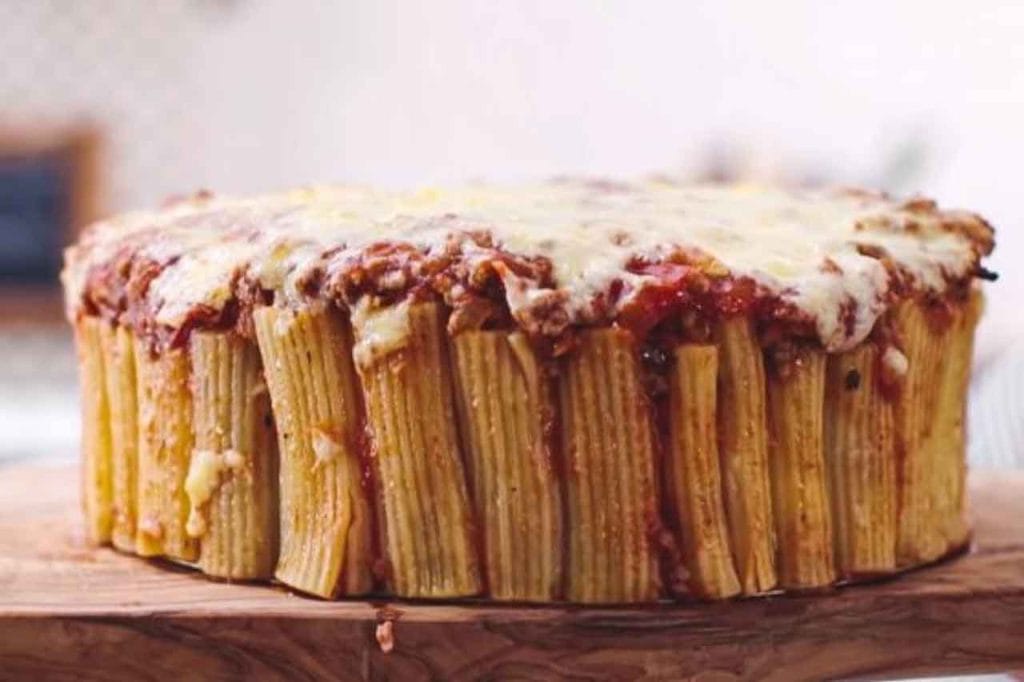 Torta de Macarrão à Bolonhesa