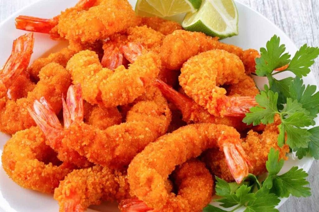 Camarão à Milanesa