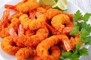 Camarão a Milanesa