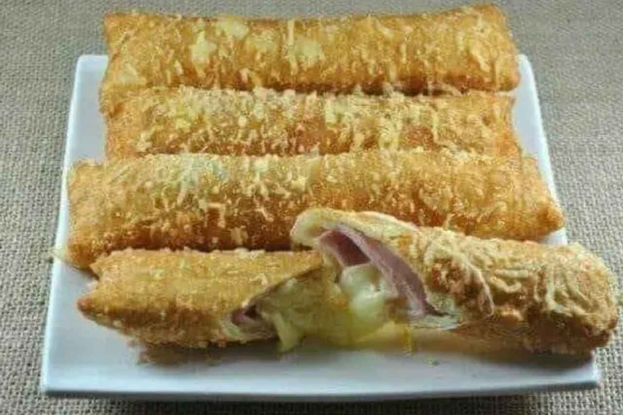 Cigarrete de Presunto e Queijo