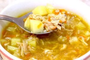 Receita Simples de Canja de Galinha