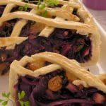 Torta de Repolho Roxo