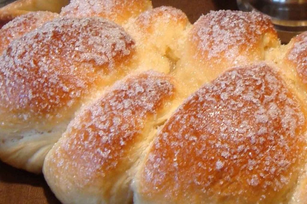 Pão Doce Caseiro com Leite Condensado