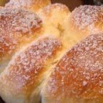 Pão Doce Caseiro com Leite Condensado